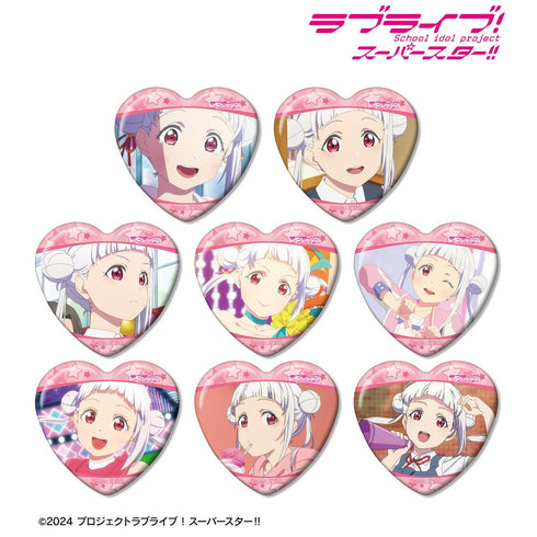 『ラブライブ!スーパースター!!』トレーディング 嵐 千砂都オンリー 場面写ハート型缶バッジ(単位/BOX)